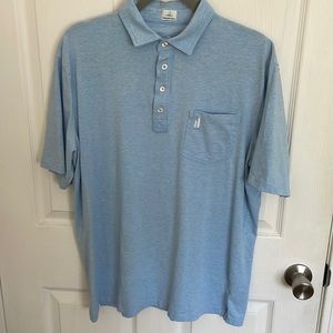 Men’s light blue Johnnie-O polo. Worn once